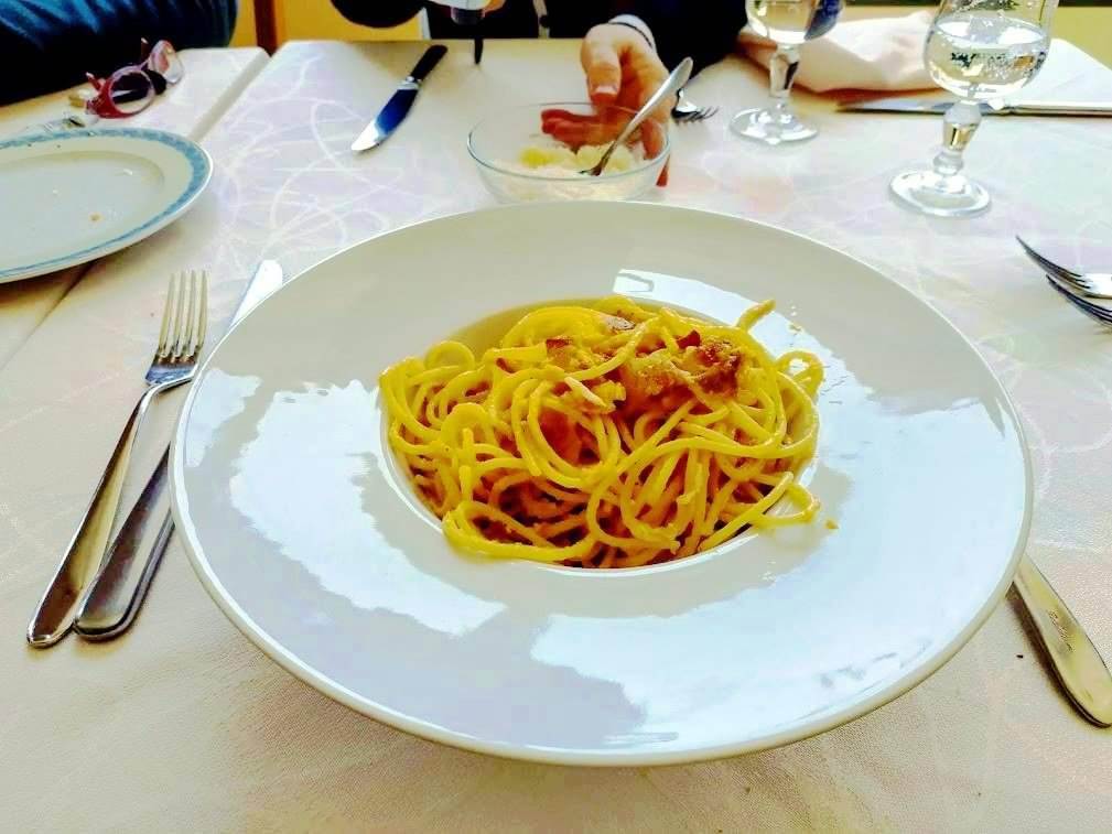 Spaghetti all'amatriciana, piatto unico