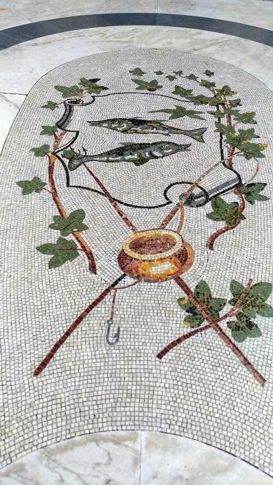 mosaico pesci
