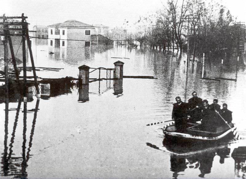 Alluvione ad Adria nella valle del Po il 12 Novembre 1951