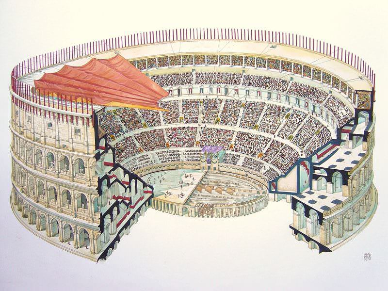 Il Colosseo storia ed eventi, una delle 7 meraviglie del mondo