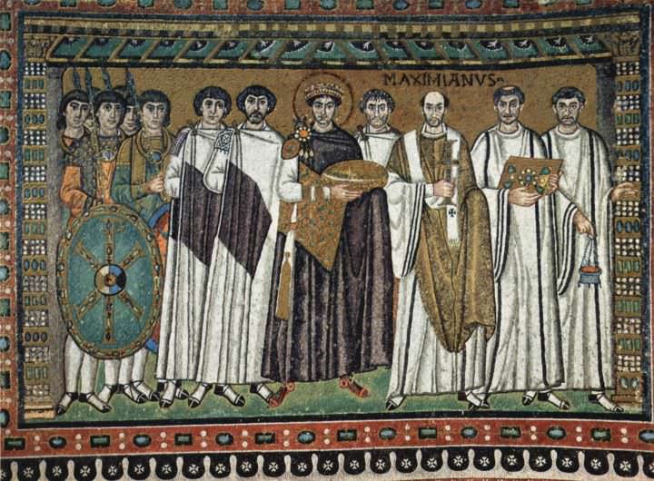 mosaico dell imperatore giustiniano