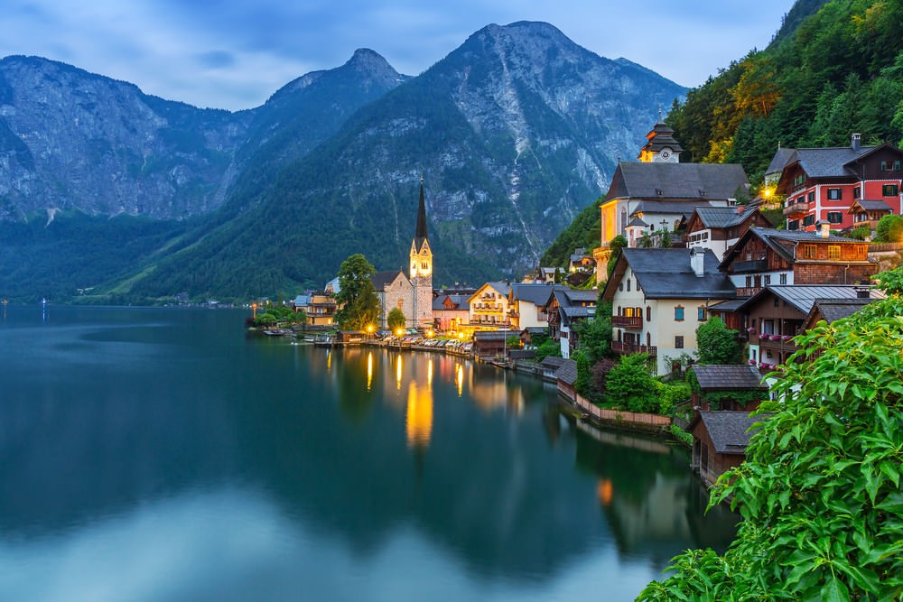 8 Città lacustri per vacanze al lago in Europa - Hallstatt, Austria