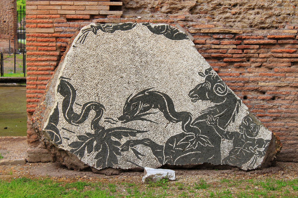 Antico mosaico romano